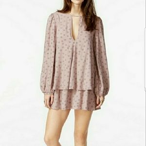 Free People Mauve Floral Dress
